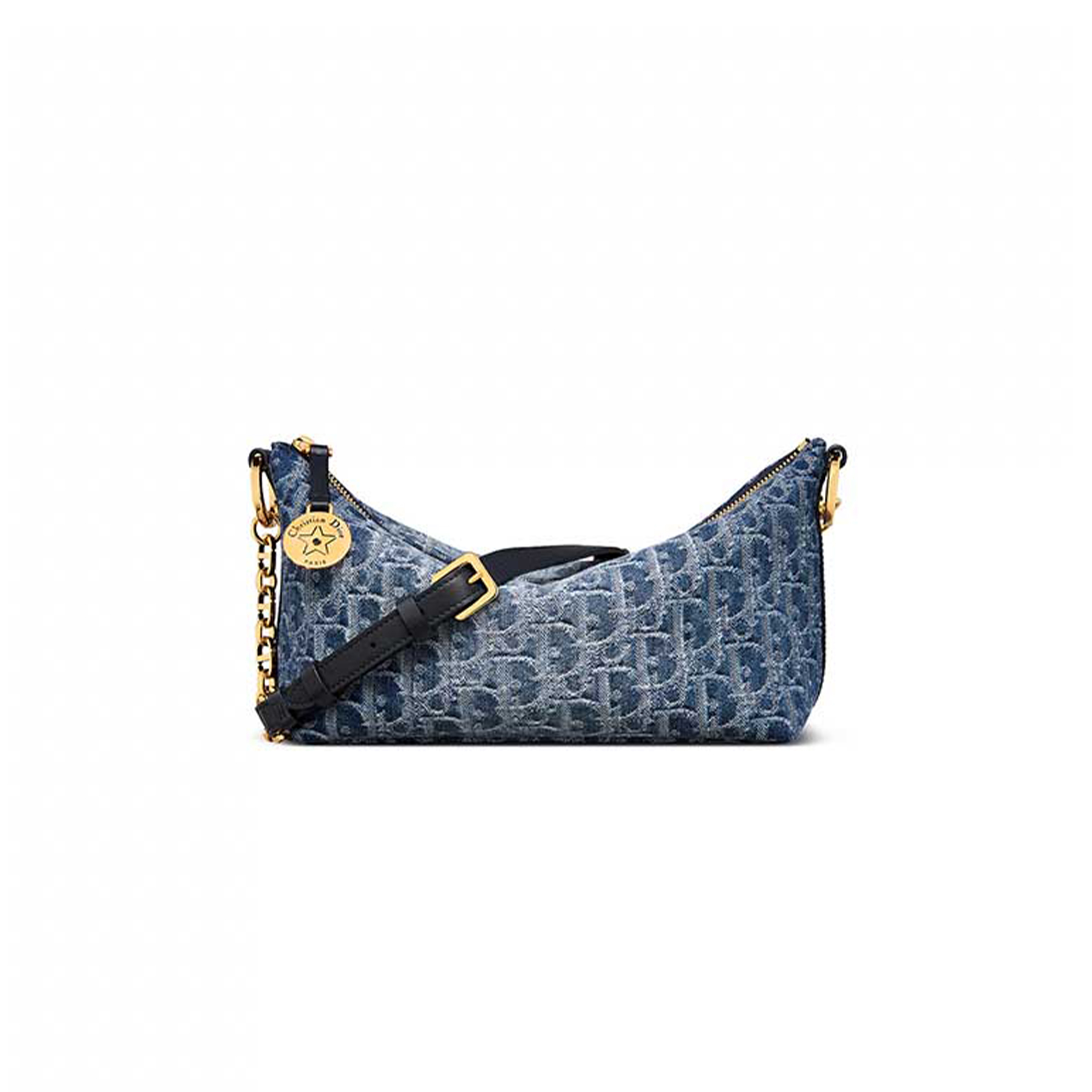 DIOR DIORSTAR HOBO BAG WITH CHAIN S3202UDCE_M49E (28.5*14.5*10cm)